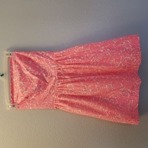 EUC Size Small Lilly Pulitzer pink Chandie strapless